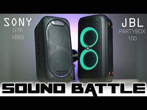 🤣JBL Partybox 100 vs Sony GTK XB60 | Sound Battle | You Asked For It