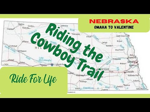 Riding the Cowboy Trail in Nebraska
