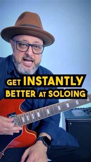 Your solos don’t need to be boring. With this quick trick, you’ll instantly add style, confidence, and pro-level sound to your guitar playing. Try it right now and see the difference! | Marty Schwartz