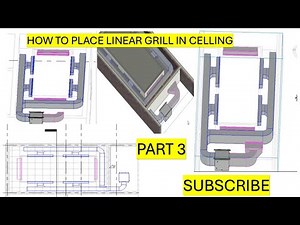 LINEAR BAR GRILL SUPPLY RETURN, Fan coil unit ,place REVIT in HVAC. Part: 2 #grill #rivet #hvac