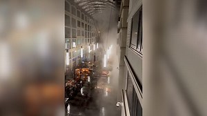 Radisson Hotel aquarium bursts in Berlin