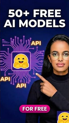 50+ FREE AI Models With Hugging Face API - No Credit Card Needed