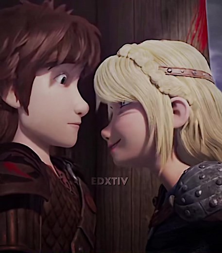 Hiccstrid Edit - Hiccup and Astrid Kiss Scene