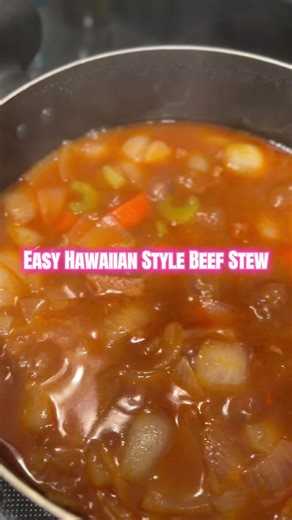 Easy Hawaiian Style Beef Stew Recipe