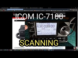 ICOM IC-7100 Scanning Modes