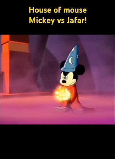 House of mouse iconic moments: Mickey vs Jafar!topolino vs Jafar! #shorts #disney