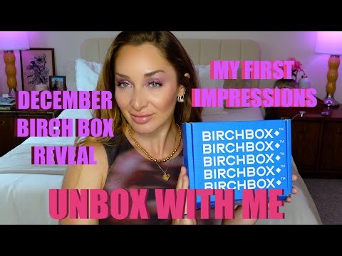 December Birchbox Unboxing 💙💗 | $14-$25 Monthly Beauty Subscription Review & First Impressions