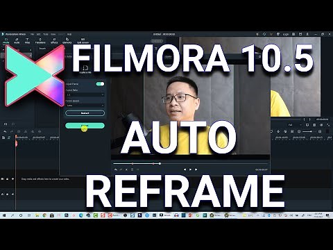 How to use Auto Reframe In Filmora X - Filmora 10.5 Tutorial