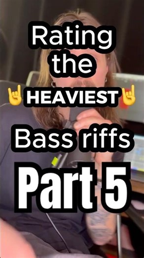 Rating the HEAVIEST Bass Riffs // PART 5