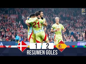 Dinamarca vs España | 1-2 | Resumen | Liga de las Naciones 2024-25