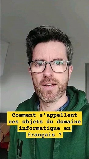 Le vocabulaire de l'informatique en français.