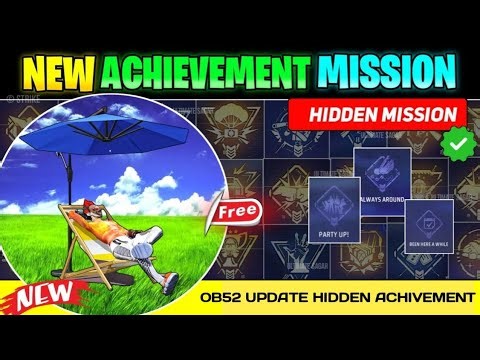 OB52 🤯 ACHIEVEMENT HIDDEN ACHIVEMENT MISSION ✅ | HOW TO COMPLETE ACHIEVEMENTS | WITHOUT ❎ TO-UP