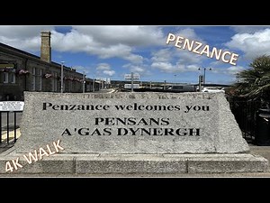 Penzance Town Centre and Harbour - 4K Virtual Walk