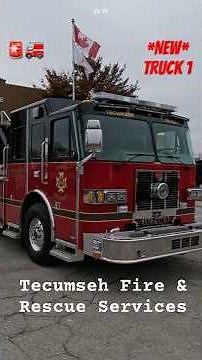 Walk Around: Tecumseh Fire & Rescue Services, *BRAND NEW* Truck 1 - 2025