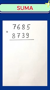 ¡Suma números de 4 cifras como un profesional! ⚡ #SumaRápida #TrucosMatemáticos #ReelEducativo | Matematicas - Aprender es Avanzar