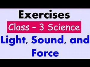 Class 3 Science Olympiad Chapter 9 (Light,Sound & Force) #scienceolympiad #class3 #science#nso #2024
