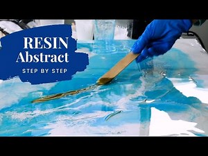 Resin Abstract Painting Tutorial (step by step)