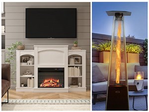 Wayfair Way Day has deep savings on fireplaces and heaters; Up to 80 percent off before sale ends