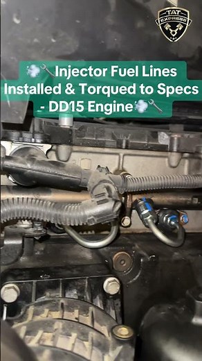 💨🔧 Injector Fuel Lines Installed & Torqued to Spec – Leak-Free Finish! 🔧💨