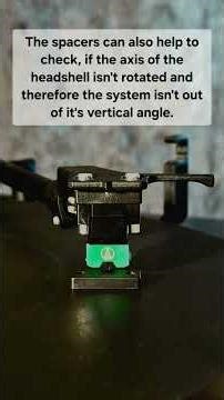 Turntable adjustment