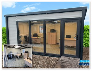 Home Offices, Steel Offices, PVC Home Offices | Steeltech Garden Rooms