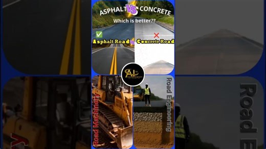 Asphalt Road vs Concrete Road — Which is truly better ? Real Road Engineering Analysis | AI Corporate Engineers