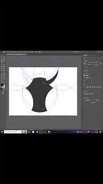 how to create a bull logo on illustrator, illustrator tutorials