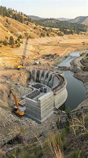 From Dry Land to Massive Dam 💧 Watch the Transformation!