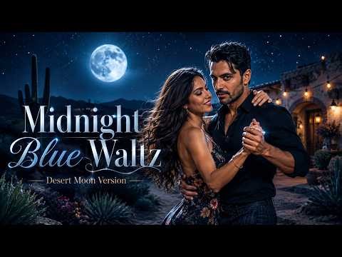 Midnight Blue Waltz 🌙 Romantic Country Tex-Mex Waltz | Desert Moon