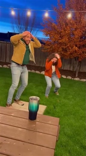 Backyard Fountain Explosion Caught on Phone