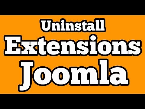 How to Uninstall Extensions in Joomla 3.5 || Uninstalling Components ,Modules ,Plugin