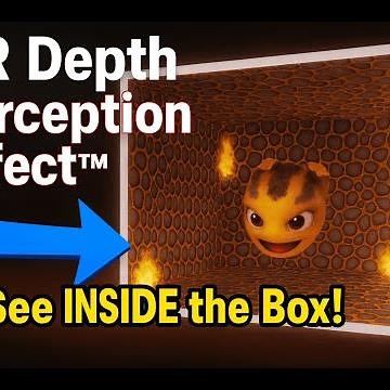 Depth Illusion! 🤯 AR Depth Perception Effect Project™: See INSIDE the Box | Unity® Innovation