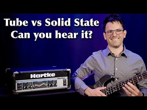 Hartke HA 3500 Bass Amplifier Solid State vs Tube Preamp - Can you hear the difference?