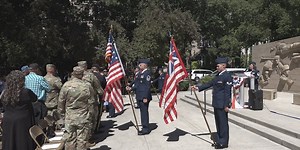 Crowds gather to celebrate Flag Day and the U.S. Army’s 249th Birthday