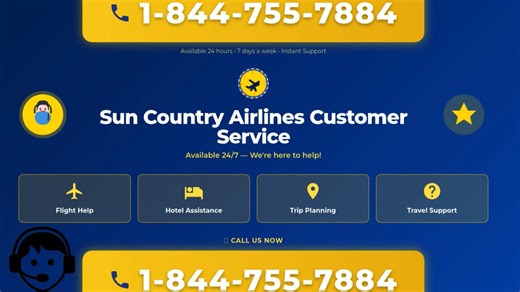How to Contact Sun Country® Airlines Customer Service: Official 24/7 Support Guide