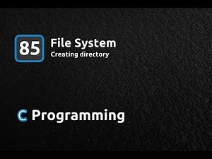 C Programming Language - File system (creating directory)