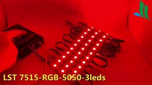 RGB Led Waterproof Modules 7515 for Outdoor Sign 12V 1.5W SMD5050 Rgb Led Modules for Advertising Box