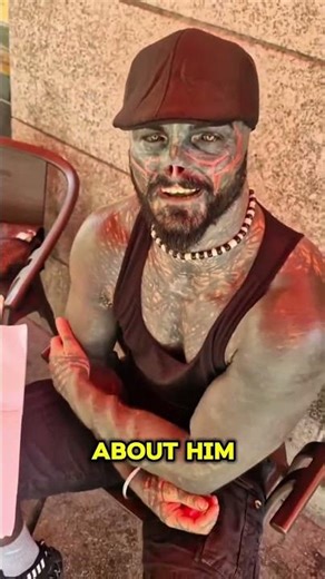 alien tattoo man ?? 👽 #shorts