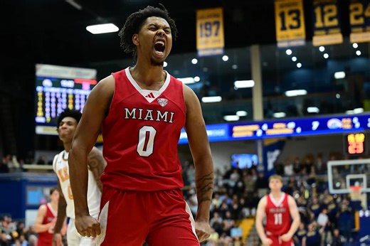 No. 25 Miami (Ohio) improves to 20-0, rallying for 107-101 win at Kent State