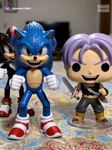 inuyasha, Trunks, Movie Sonic, Movie Shadow sings the second inuyasha outro