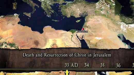 Map/Timeline of Paul's Missionary Journeys