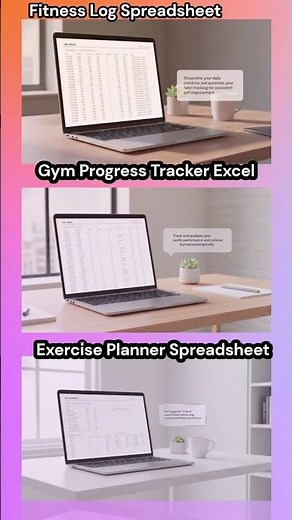 Workout Tracker Google Sheets & Excel