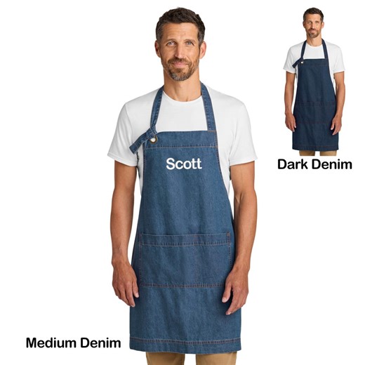 Personalized Denim Apron, Large Pockets for Tools, Custom Mens Apron, Durable Shop Handyman, Crafts, Baristas - Etsy