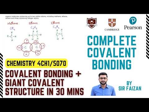 Covalent Bonding Complete in 30 mins 🔥 Simple Molecular vs Giant Covalent | GCSE / IGCSE Chemistry