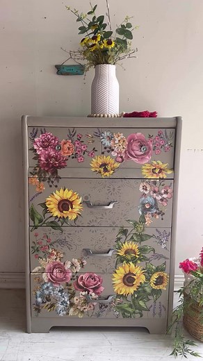 4.2K views · 154 reactions | ✨ Floral dream! This dresser by...