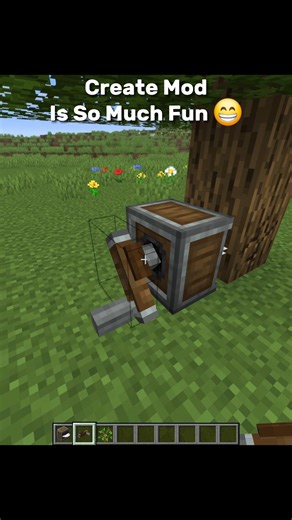 Create Mod Is So Much Fun 😁 #createmod #minecraft