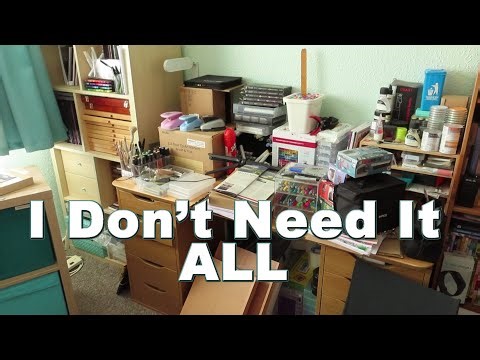 Chatty Vlog Style Craft Room Declutter 2 | I don't need it *ALL*