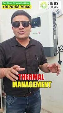 Inbuilt Lithium Battery Wala Solar Inverter! #shorts