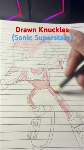 Drawn knuckles (Sonic Superstars)