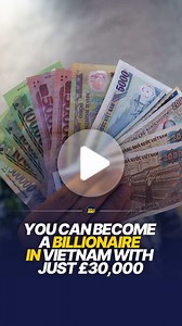 You can technically become a billionaire in Vietnam with just £30,000 Converting around £30,000 into Vietnamese dong gives you well over 1 billion VND, meaning you would technically be a “billionaire” in local currency terms. However, the title is purely numerical, as everyday prices, wages and living costs in Vietnam are far lower than in the UK, and the term “billionaire” does not reflect real-world wealth in this context. The example highlights how currency exchange rates can make figures sou